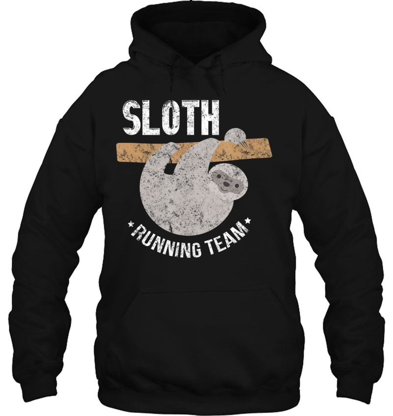 Vintage Sloth Running Team Funny Sloth Obsessed Distressed Mugs