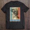 Vintage Style Beaver Animals Retro Grunge Tee Tee