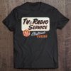 Vintage Tv And Radio Service Electronic Tubes Sign Tee