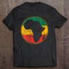 Womens Africa Vintage Retro Map Tanzania Namibia Kenya V-Neck Tee