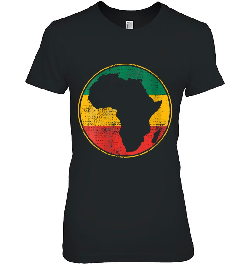 Womens Africa Vintage Retro Map Tanzania Namibia Kenya V-Neck Hoodie