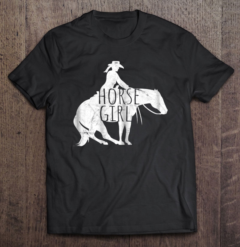 Womens Cowgirl Western Rider Horse Girl Shirt Shirt