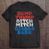 Womens Dump Trump Ditch Mitch Disbar Barr Impeach Anti Trump 2020 V-Neck Tee