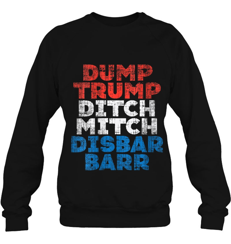 Womens Dump Trump Ditch Mitch Disbar Barr Impeach Anti Trump 2020 V-Neck Mugs