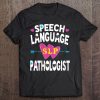 Womens Slp Shirts Speech Language Pathologist Gifts Speech Therapy V-Neck Tee