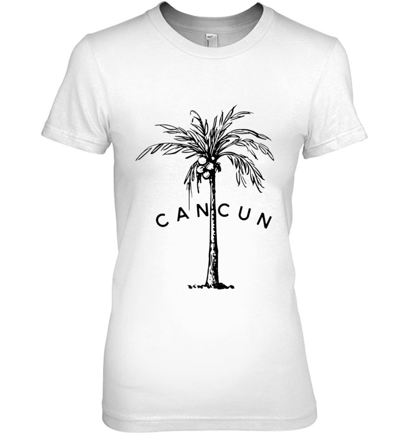 Cancun - Palm Tree Cancun Tank Top Hoodie