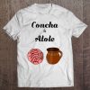 Concha & Atole Mexican Bread Beverage Pan Dulce Tee