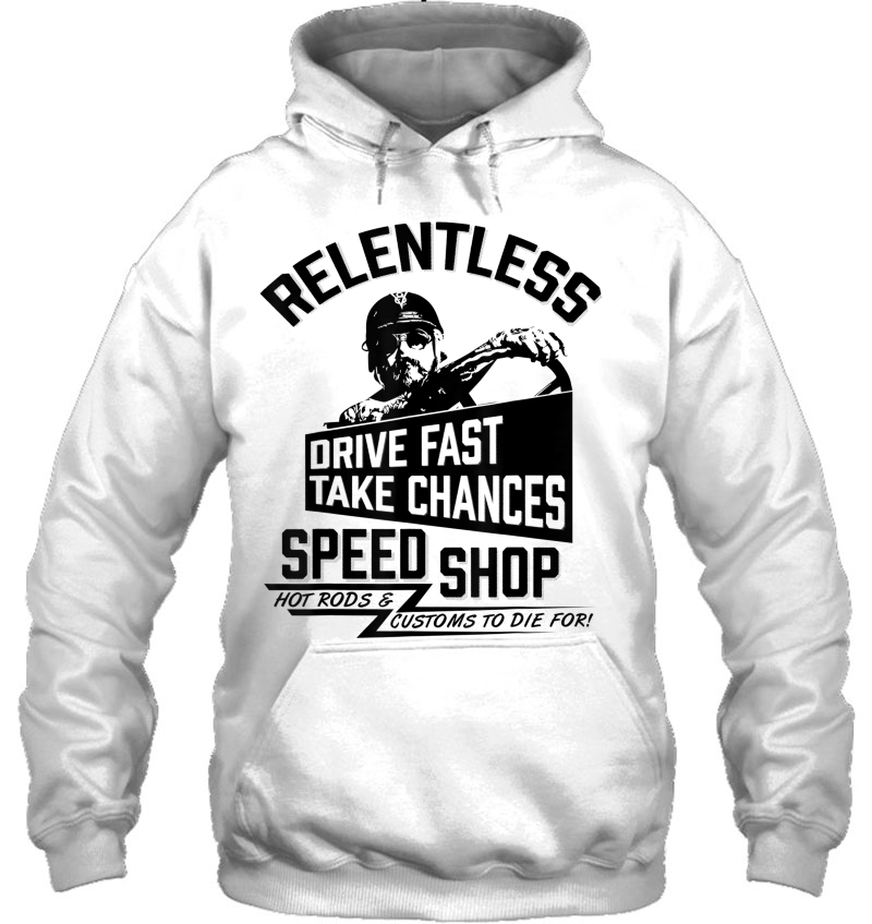 Drive Fast, Take Chances, Relentless Speed Shop Tee Mugs