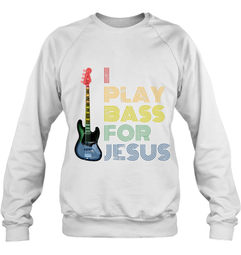 I Play Bass For Jesus Guitar Lover Gift Vintage Retro 80S Mugs