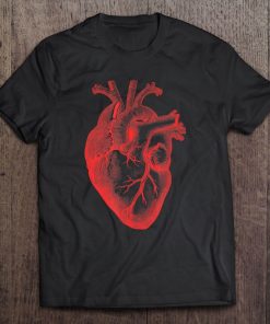 Anatomical Heart Spread The Love Artsy Valentine Tee