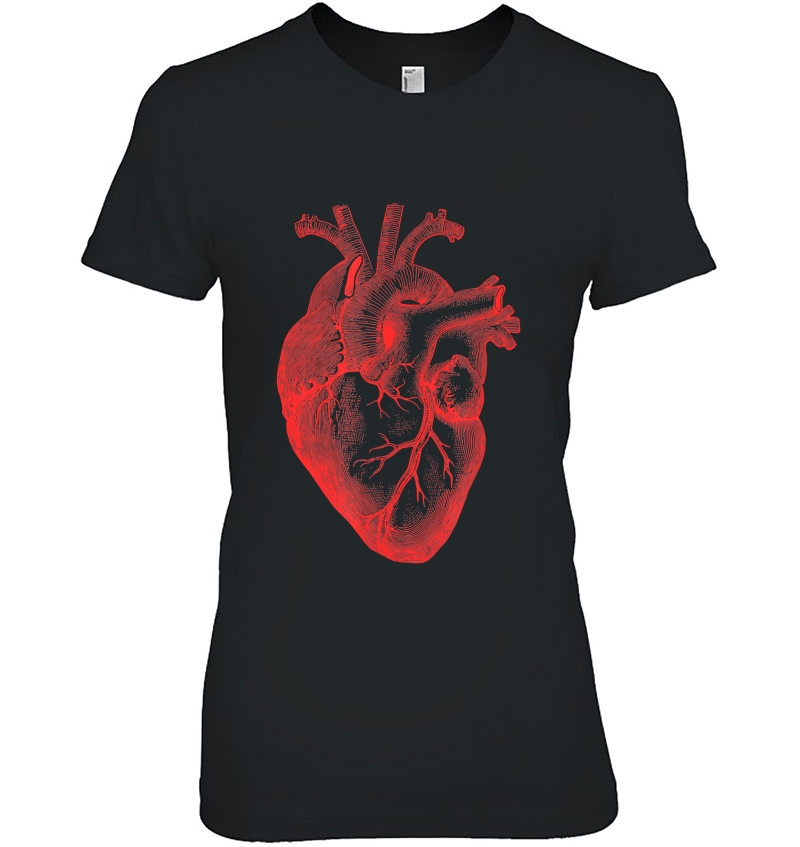 Anatomical Heart Spread The Love Artsy Valentine Hoodie