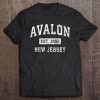 Avalon New Jersey Nj Vintage Established Sports Design Tee