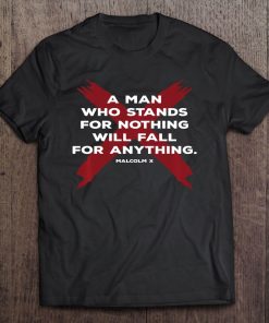 Black History Leader X Quote Tee