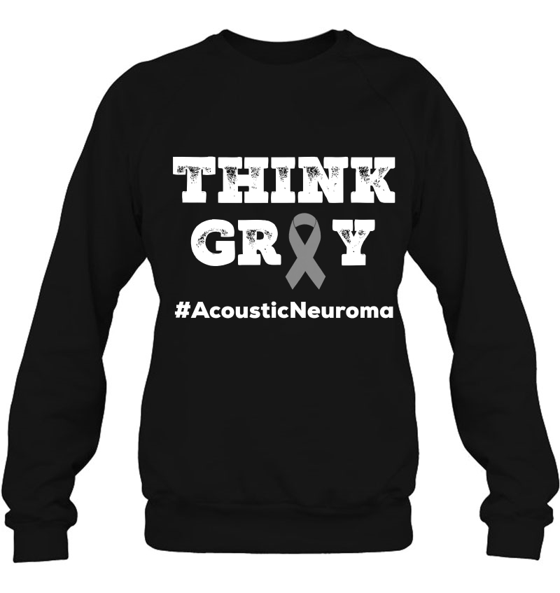 Brain Tumor Awareness Acoustic Neuroma Think Gray Ribbon Mugs