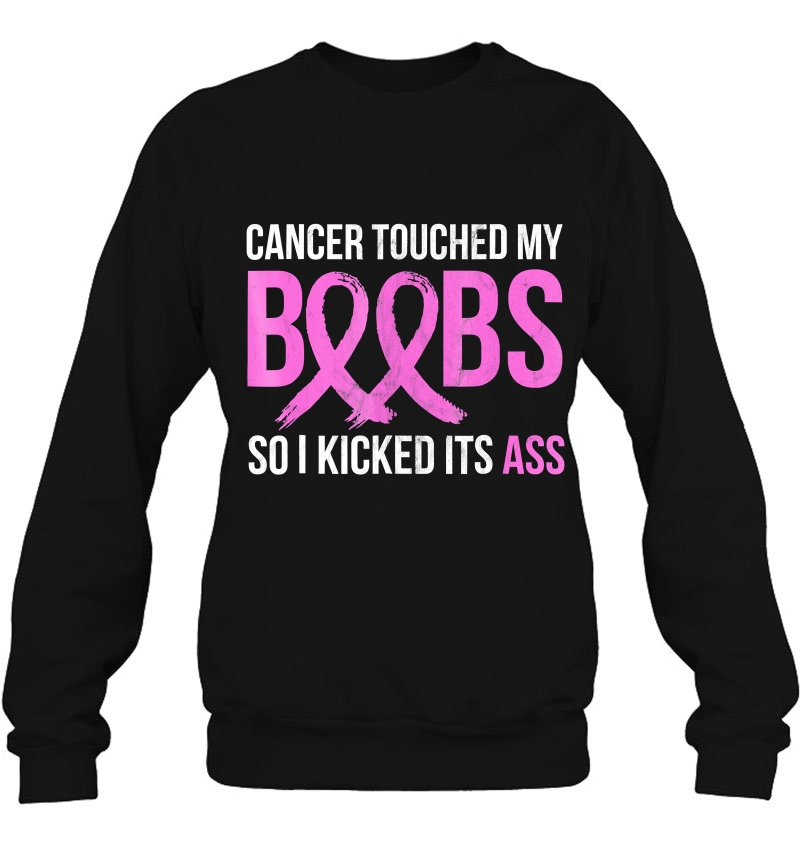 Cancer S -Cancer Touched My Boob So I Kicked It's Ass Mugs