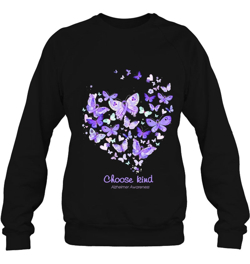 Choose Kind Alzheimer Awareness Butterflys Heart Mugs