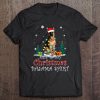 Christmas German Shepherd Pajama Lights Funny Gift Love Dog Tee