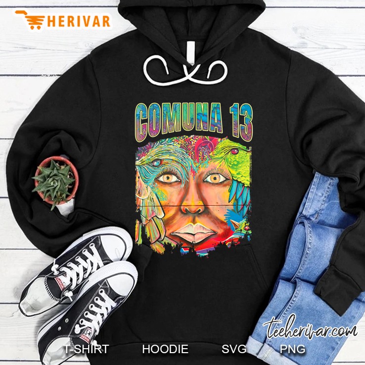 Comuna 13 Graphic San Javier Street Art Graffiti Hoodie