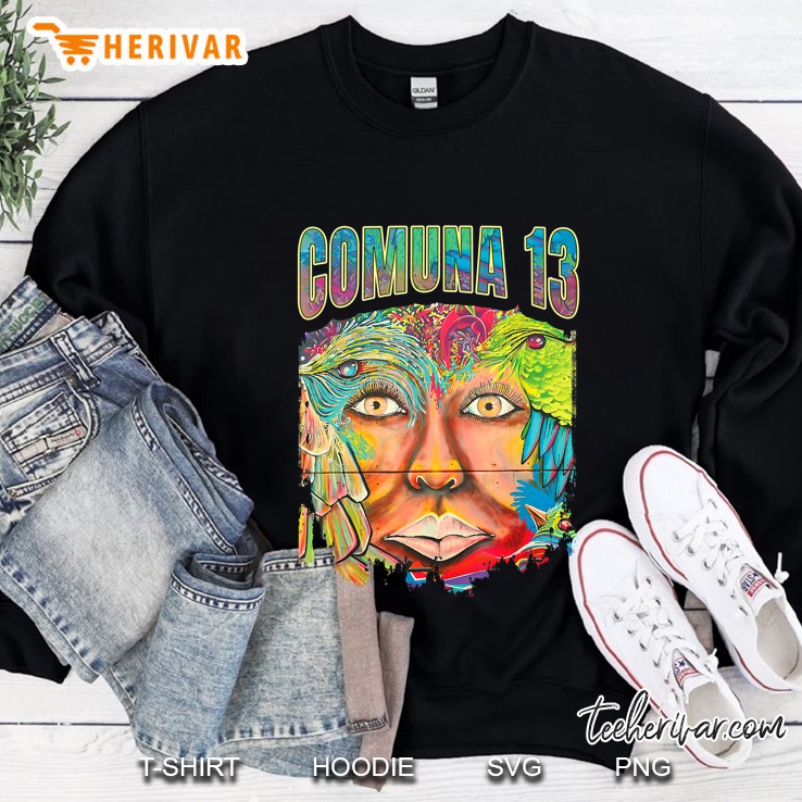 Comuna 13 Graphic San Javier Street Art Graffiti Sweatshirt