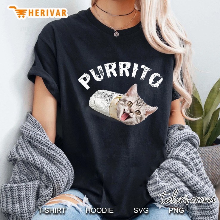 Purrito Shirt Funny Cat Tshirts Cinco De Mayo Gifts Burrito Ladies Tee