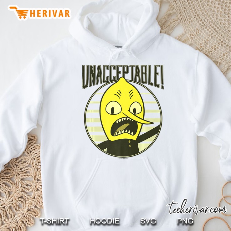 Cn Adventure Time Lemongrab Unacceptable Hoodie