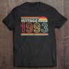 1993 Vintage Shirt, Birthday Gift Tee. Retro Style Tee