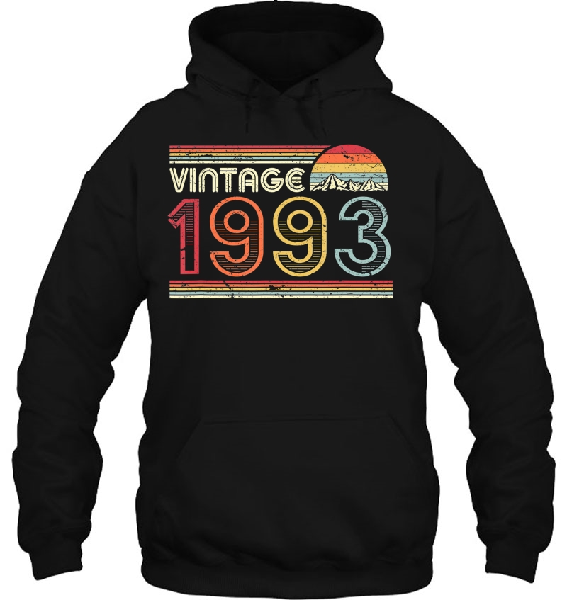 1993 Vintage Shirt, Birthday Gift Tee. Retro Style Hoodie