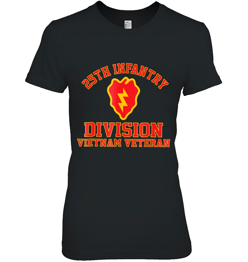 25Th Infantry Division Vietnam Veteran Shirt Ladies Tee