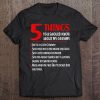 5 Things You Should Know About My Grammy Shirt Mother's Day Tee