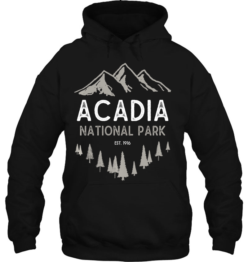 Acadia National Park Est 1916 Vintage Maine Souvenir Pullover Mugs