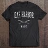 Bar Harbor Maine Me Vintage Nautical Sports Design Tee Tee