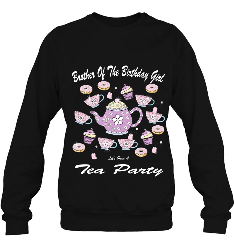 Brother Of The Birthday Girl Shirt Tea Party Birthday Theme Mugs