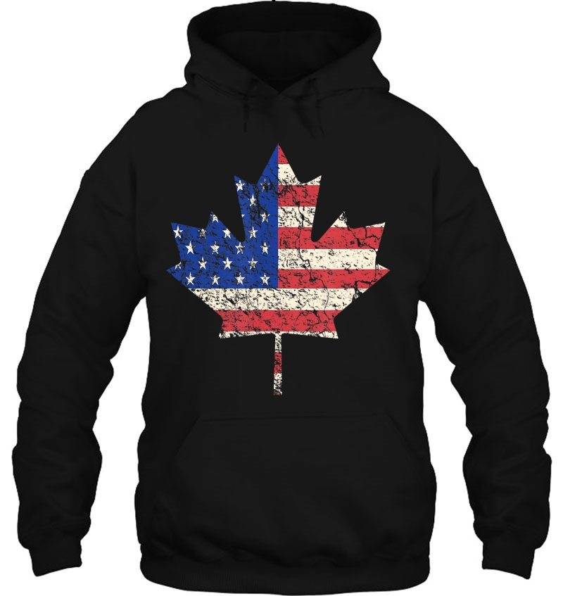 Canadian American Usa Canada Flag Combined Mugs