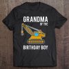 Cool Unique Grandma Of The Birthday Boy Shirt Gift Tee