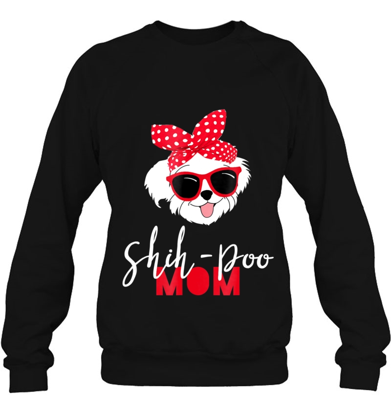 Dog Lovers Shih-Poo Mom Fur Mama Shirt Mugs