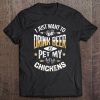 Drink Beer And Pet My Chickens Chicken Lover Women Tee