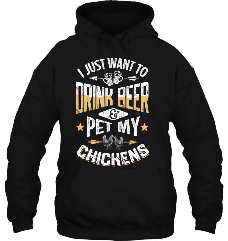 Drink Beer And Pet My Chickens Chicken Lover Women Mugs