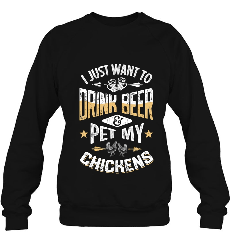 Drink Beer And Pet My Chickens Chicken Lover Women Mugs