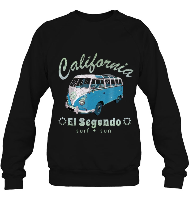 El Segundo California Vintage Surf Van Tshirt Mugs