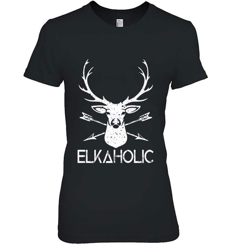 Elkaholic Elk Hunting Shirts For Men Hunter Hoodie