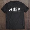 Evolution Ski Novelty Gifts Idea Skiing - Unisex Tee