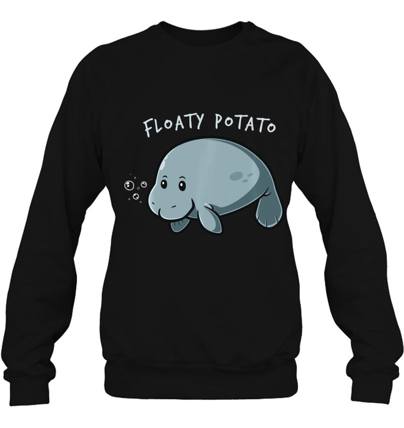 Floaty Potato Manatee Chubby Mermaid Sea Cow Animal Gift Pullover Mugs