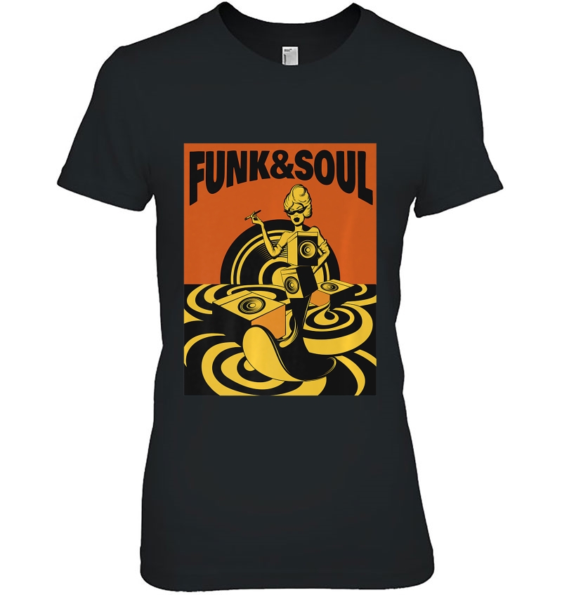 Funk & Soul Music Tee - Old School Records Fitted Hoodie