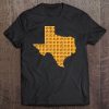 Funny Texas Shaped Food Waffle Mens Womens Tee