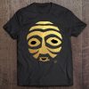 Gold Warrior Mask With Black Eyes Tee