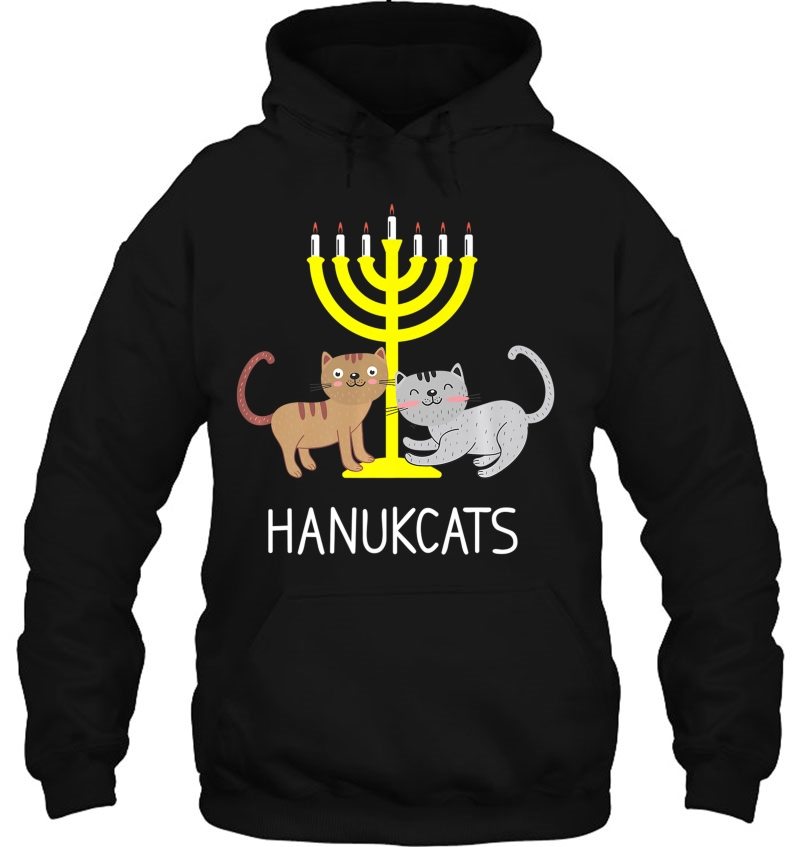 Hanucats Hannukah Cat Feline Cute Hanukkah Design Premium Mugs