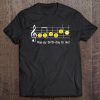 Happy Birthday Smile Face Emoticon Shirt Funny Music Notes Tee