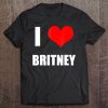 I Love Britney - Heart Tee