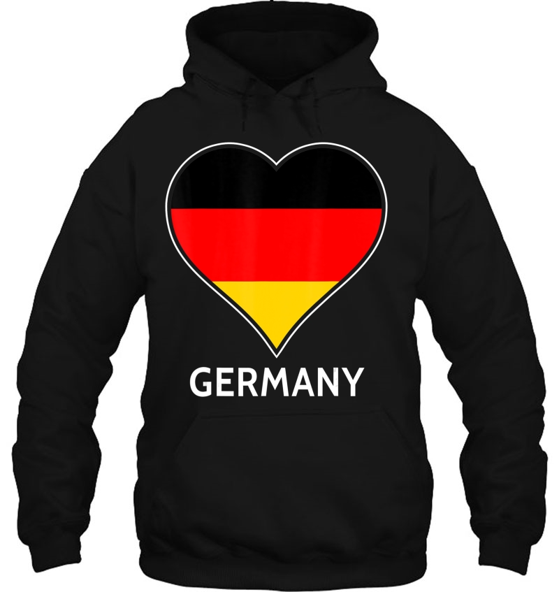 I Love Germany German Flag Heart Souvenir Vacation Mugs