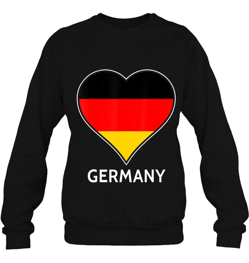 I Love Germany German Flag Heart Souvenir Vacation Mugs